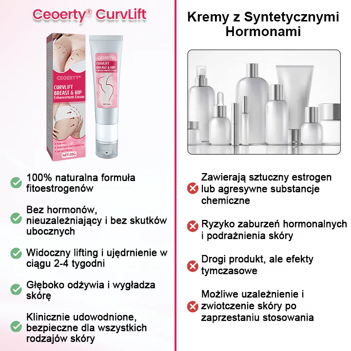 Krem powiększający piersi i biodra Ceoerty® CurvLift